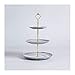 Soporte para Pasteles Soporte para Pasteles de cerámica de 3 Niveles Mesa de postres Creativa Soporte para exhibición de Cupcakes Desmontable Banquete de Boda Plato para Servir Plato de Frutas Sopor