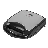 Adler Toster Sandwich XL o mocy 1100 W CR 3023, srebrny, czarny