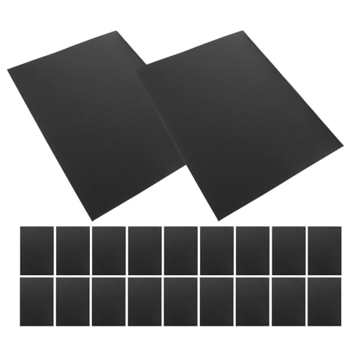 Cartón negro para manualidades resistente que no se deforma al pegar