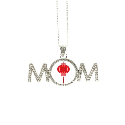Collier rouge traditionnel chinois - Bijou Fête des Mères pour maman et idée cadeau grand-mère
