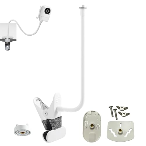Lonnky Soporte flexible compatible con Vtech VM320, VM350, VM352, VM546, VM819, VM818, VM901, VM919HD, VM923, VM924, VM7468HQ, VTech Advanced HQ Max, RM5764, RM7764, RR. Monitor de bebé M