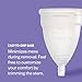 DIVA Cup - Medical Grade Silicone Cup for Period Care - Reusable Menstrual Cup - Up to 12 Hours of Continuous Wear - Model 2 (For Wide Vaginal Canals, Post-Partum & Ages 35+)