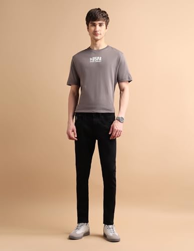 Image of U.S. Polo Assn. Denim Jeans for Men, Ankle Length, Stretchable Mens Jeans