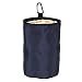 VEAMOR Clothespins Bag Hanging Clothesline Peg Organizer Storage Bags,Dust-Proof (Navy Blue)