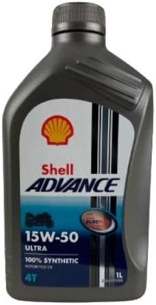 SHELL Advance 4T 15 W-50 – ultra pure Plus Technology – 100% Synthetic ...