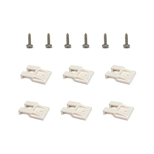 Image of MY BEAUTY LIGHT 6pcs Adhesive Clips with 6pcs Screws