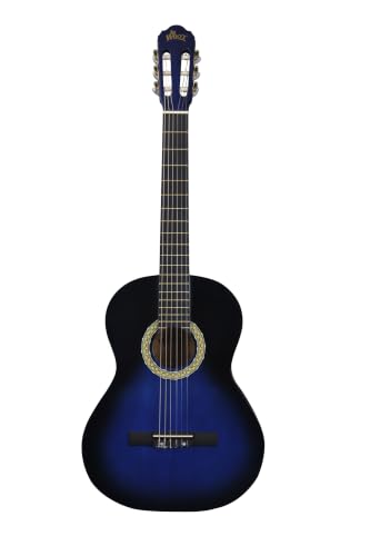 Miniatura 2 de Winzz 4 4 Guitarra Clásica Set Para Principiante - Kit De Guitarra Española De 39 Pulgadas Con Cuerdas De Nylon Para Adultos, Niños Más De 12 Años, Azul