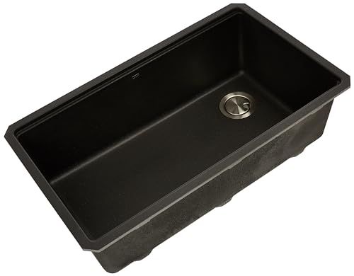 KRAUS Metallic Black 32 in Undermount Granite Kitchen Sink KGUW2-33MBL - image 4