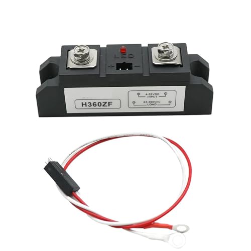 Relais statique industriel 60A, commutation monophasée haute performance 24-480V CA