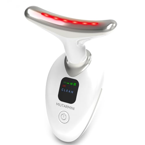 Masajeador Facial Antiarrugas con Luz LED 7 Colores, EMS Microcorriente, Calor 45°C y 3 Modos – Aparato Reafirmante de Lifting para Cara, Cuello y Mandíbula, Reduce la Papada(blanco) Masajeador Facial Antiarrugas con Luz LED 7 Colores, EMS Microcorriente, Calor 45°C y 3 Modos – Aparato Reafirmante de Lifting para Cara, Cuello y Mandíbula, Reduce la Papada(blanco)