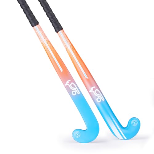 KOOKABURRA Strike-Bastone da Hockey per Bambini, Junior Unisex, Arancione/Blu, 36.5" Light