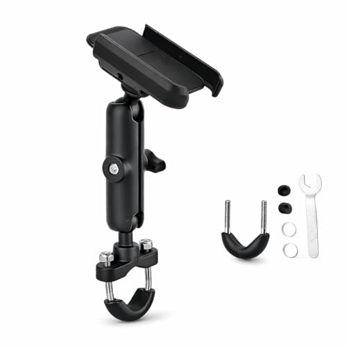 Image of ZBK Motorcycle Phone Holder 360Rotation U-Bolt Base Aluminum Alloy Material /Material Sturdy Motorcycle Bike Handlebar Phone Mount