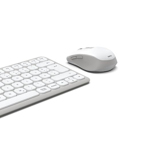 Juego de teclado y ratón inalámbrico Bluetooth multidispositivo portátil Hama 5
