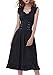 Belle Poque Women Renaissance Costume Dress Steampunk Pirate Dress for Halloween M Black