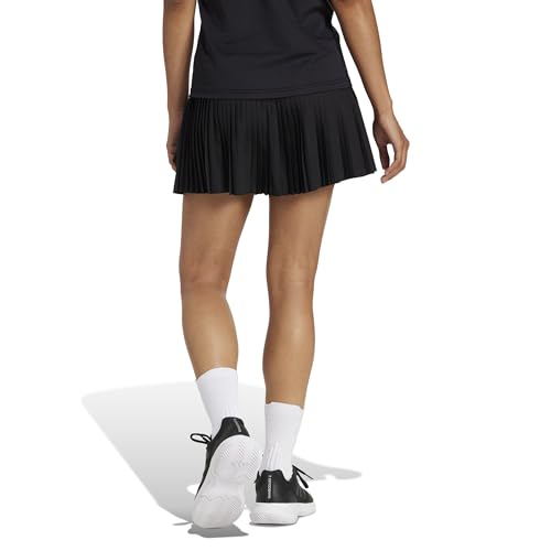 adidas Femme Club Pleated Climacool Tennis Skirt Dress, Black, S