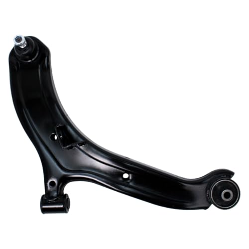 Image of Detroit Axle - Front Lower Control Arms w /Ball Joints + Inner Outer Tie Rods + Sway Bar Links Replacement for 2000-2005 Hyundai Accent - 8pc Set