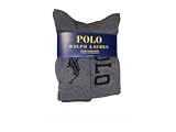 POLO RALPH LAUREN 6pk Mixed Crew Athletic Socks 6-12.5