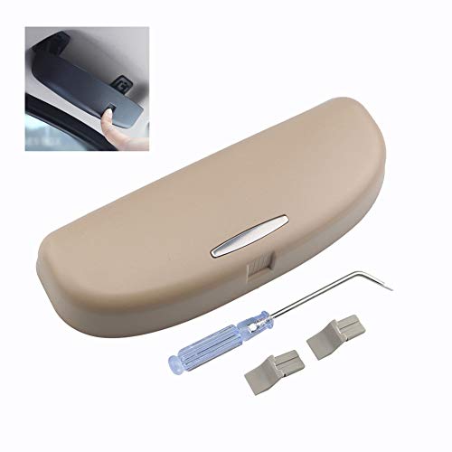 Porte lunettes support de soleil intérieur de voiture beige pour SUV et berline