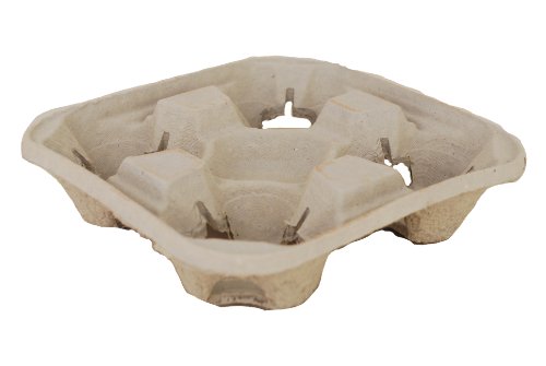 Southern Champion Tray 0117 ChampWare Molded Fiber 4 Cup Drink Carrier, Hold 8