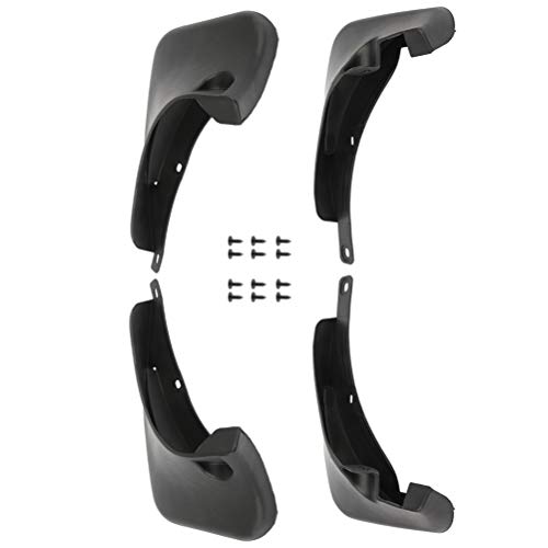 Image of ECCPP Mudguard Splash Guards Front & Rear 2006-2008 for Toyota for RAV4 2.4L 2009-2012 for Toyota for RAV4 2.5L Mud Flaps Set of 4 Flexible and Bendable Mud Flaps Splash