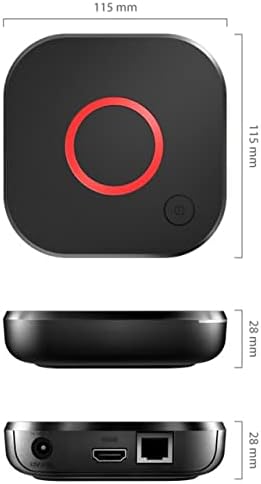 New 2021 Original Mag 524 4K 2160P HEVC Support, HDMI Cable, 1 GB RAM & 4 GB Flash (25% Faster Than Old Mag 322w1 , 324W2 and 424W3) Black Colour (Black)