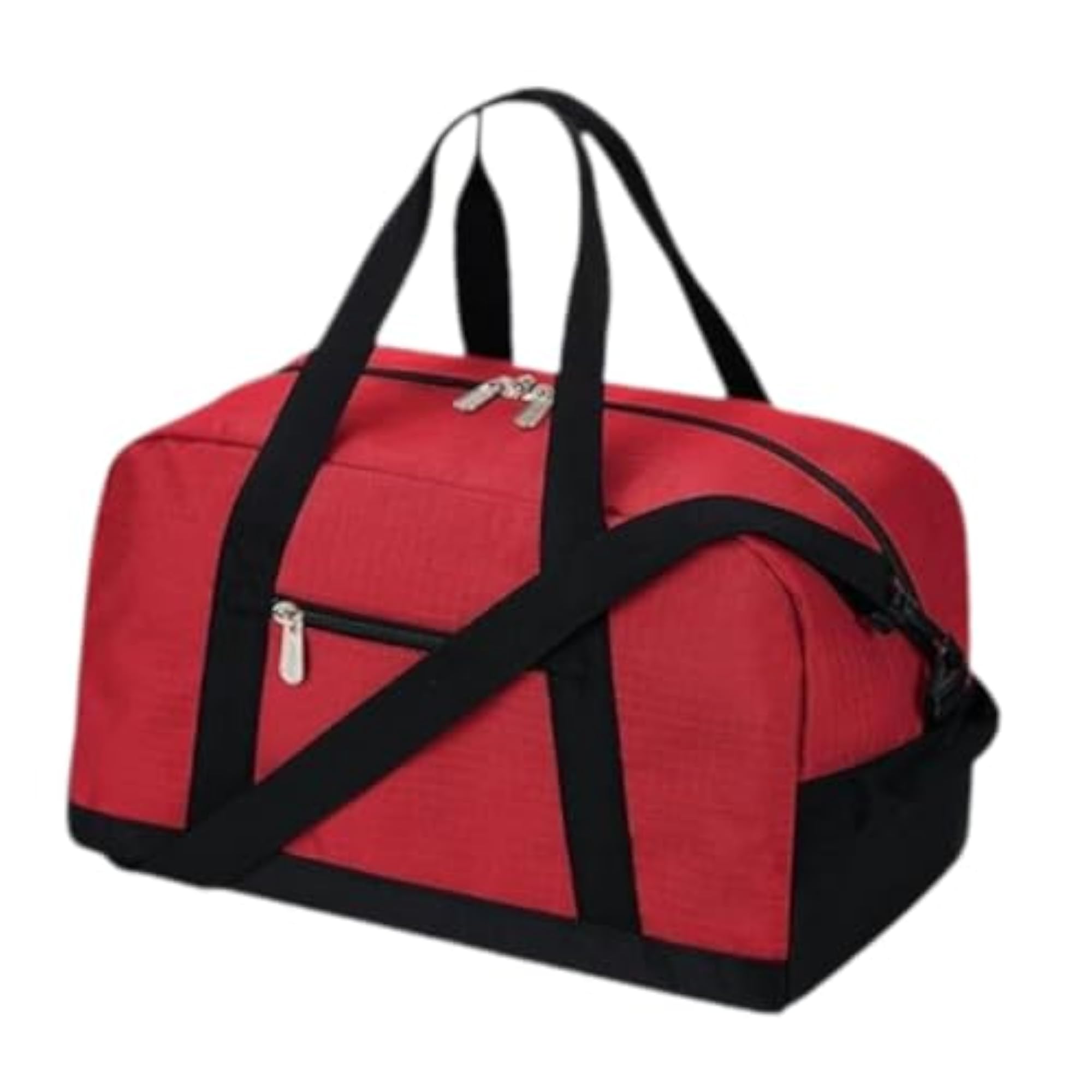 Portable Pouch Travel Duffle Bag for Camping, Red