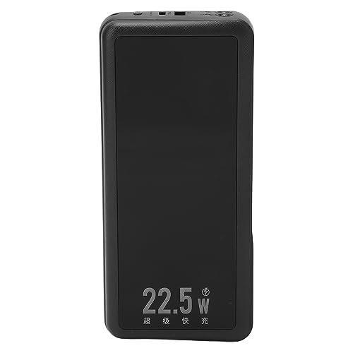 Banco de Energia Solar, Bateria Externa Solar de 30000mAh 4 Soquetes Carregamento Rápido US 110-240V