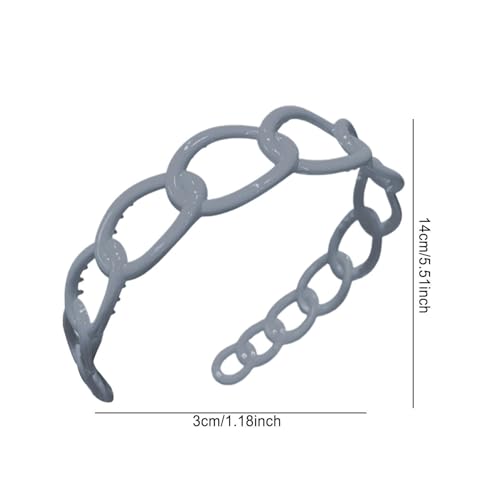 Tiara encaracolada - cabelo grane, confortável | Acessórios elegantes do cabelo da faixa flexível do