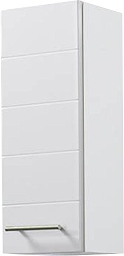 Held Möbel Hängeschrank Rimini 1-türig 014.2084 | In Weiss Hochglanz | 25 x 64 x 20 cm