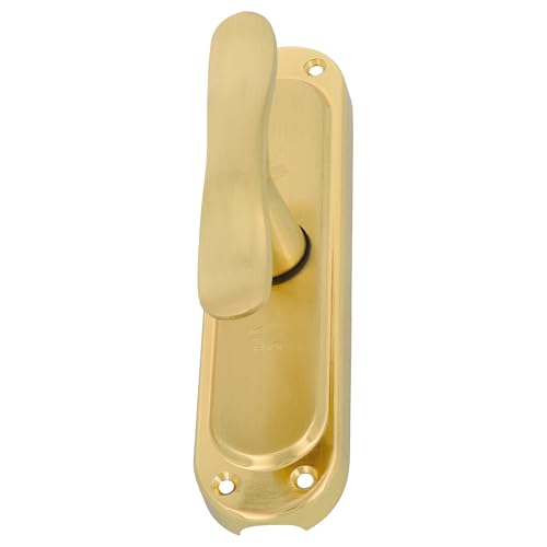 Amig - Trépied de fenêtre doré | acier laitonné, fermeture de sécurité avec poignée | Comprend 5 supports | Dimensions : 164 x 41 mm, doré