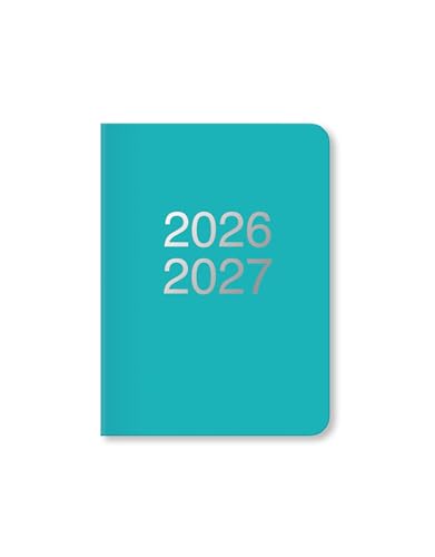 Letts of London Dazzle A6 academic 2026/2027 day to a page with appointments diary - Turquoise 27-030615