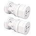 Adaptateur de Voyage Universel 2PCS Chargeur Mural Portable Prise D'alimentation Internationale avec Protection contre les Surtensions