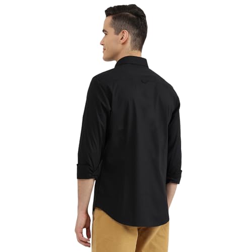 Image of United Colors of Benetton Men's Solid Relaxed Fit Shirts