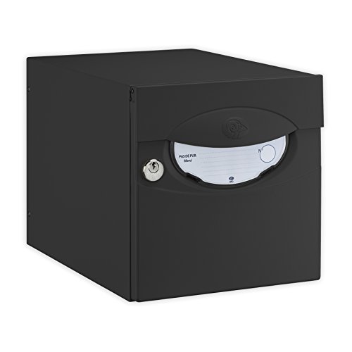 Preisvergleich Produktbild decayeux 121659 Briefkasten doppelseitig Leguan Schwarz