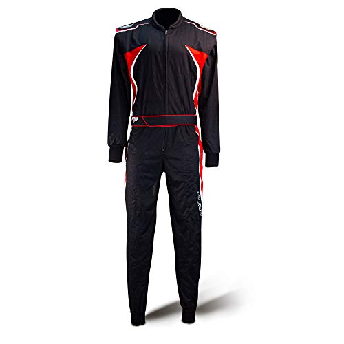 Speed Combinaison 3 Couleurs - Noir Rouge Blanc - Detroit HS-3 (M)