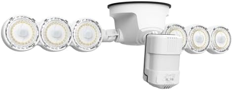 SANSI 45W 6000LM Motion Sensor Outdoor Lights, IP65 5000K (White)