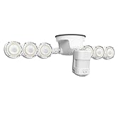 SANSI 45W 6000LM Motion Sensor Outdoor Lights, 5000K 600W Equiv LED Outdoor Lights for House, 4 Modes Wide 320° Angle Flood Lights Outdoor for Yard, Soffit, Garage, Doorways IP65 Waterproof