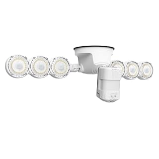 SANSI 45W 6000LM Motion Sensor Outdoor Lights, 5000K 600W Equiv LED Outdoor Lights for House, 4 Modes Wide 320° Angle Flood Lights Outdoor for Yard, Soffit, Garage, Doorways IP65 Waterproof