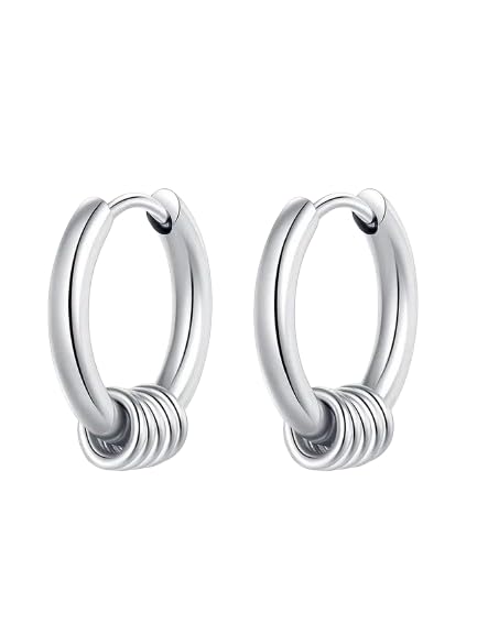 fimbul Earrings Men Boys Brother Rakhi gifts Stainless Steel-picture-17