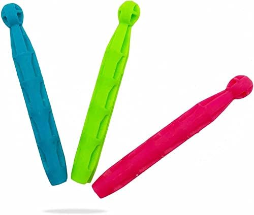 Plastic Dolly Cloths Pegs Clips Heavy Duty Laundry Clip Air-Drying Clothing Washing Line Non-Slip Windproof Peg Air Dry Indoor Outdoor Jumbo Storm Home Garden 24 Pack