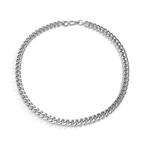 Bag Chain Strap Diy Flat Metal Strap Shoulder Bags Replacement Chain Or Cross Body Chain Strap (Silver) #TOP3