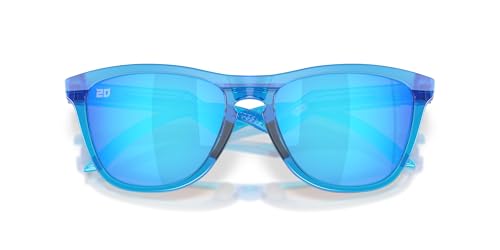 Oakley Man Sunglasses Matte Acid Blue Frame, Prizm Sapphire Lenses, 55MM