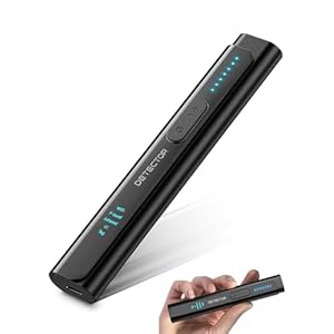 Hidden Camera Detectors – Spy Camera Finder GPS Tracker Detector for Travel, Hotels, Car