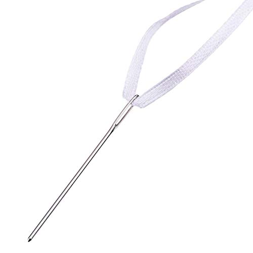 Outus Large-Eye Blunt Needles Steel Yarn Knitting Needles Sewing Needles, 9 Pieces (Silver) #TOP5