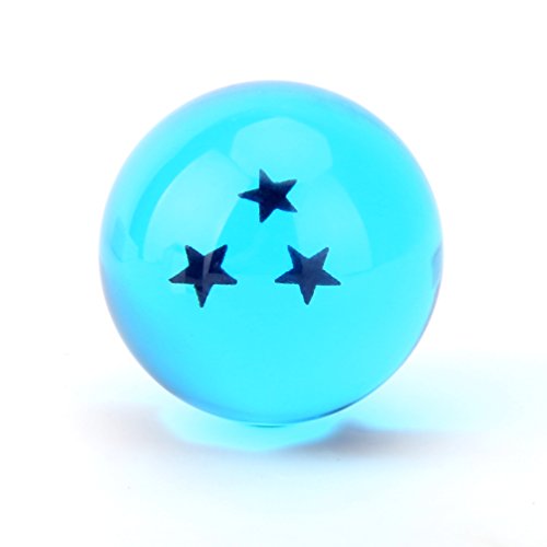 Image of Boxtree Children Toy New Gift Box Set of 7pcs Ball Z 43mm /1.7 inch Stars Crystal Ball (Blue)