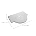 FRCOLOR Walker Shower Seat Replacement and Walker Toilet Seat for Seniors Durable Blow Molded Seat for Bathing and Mobility Assistance