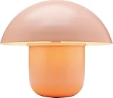 Kare Design Tischleuchte Mushroom, Matt Peach, Modern, Stahl, Tischlampe, Schlafzimmerlampe, Office Lampe, kein Leuchtmittel enthalten, 27x29x29 cm (H/B/T), Rosa/Gelb