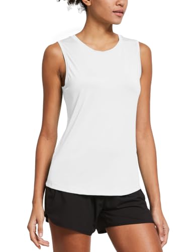 Image of baleaf Women's Workout Tank Tops Sleeveless Quick Dry Running Shirts Lightweight Loose Fit for Yoga Athletic Gym