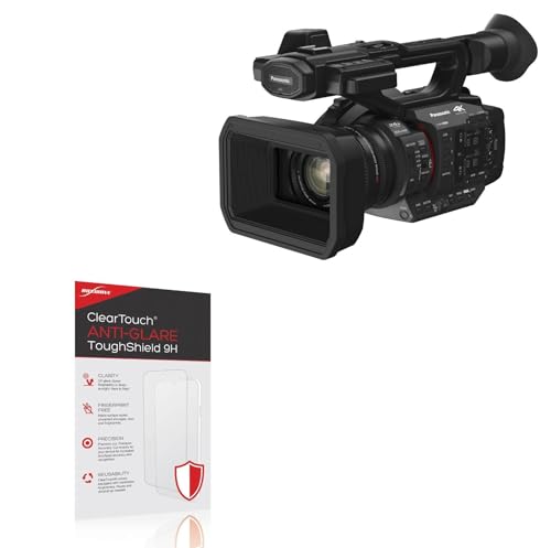 BoxWave Screen Protector Compatible With Panasonic HC-X20 - ClearTouch Anti-Glare ToughShield 9H (2-Pack), Anti-Glare 9H Tough Flexible Film Screen Protector