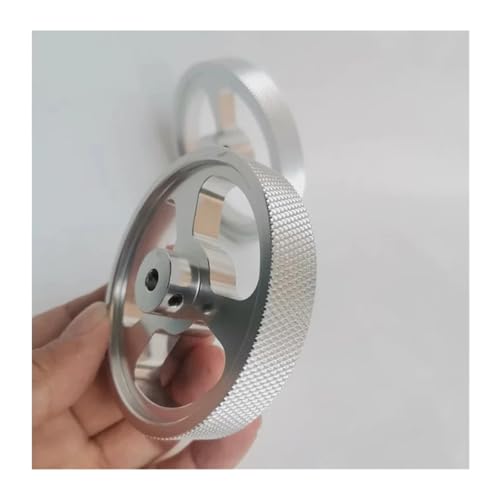 Rueda de aluminio de alta precisión para encoder rotatorio, circunferencia de 250mm y eje 12mm 3